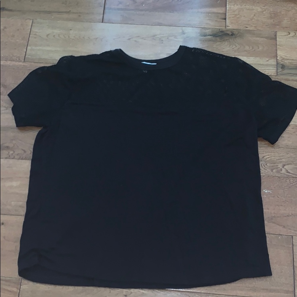 Black Mesh Stella Tweed shirt